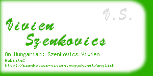 vivien szenkovics business card